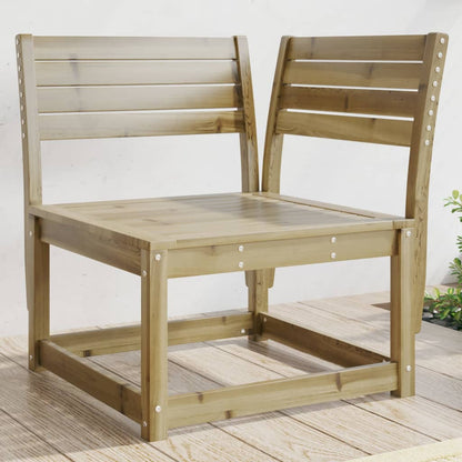 Garden Sofa | Natural Pine | Treated solid pine wood | Single | Modular