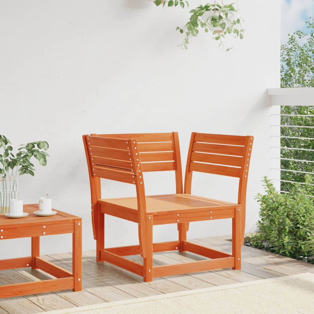 Garden Chair | Wax brown | Solid pine wood | Standard | Modular