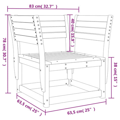 Garden Sofa | Modular | Outdoor Chair | Rectangular | Minimalist
