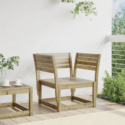 Garden Chair | Natural Wood | Vacuum Pressure Impregnated Pinewood