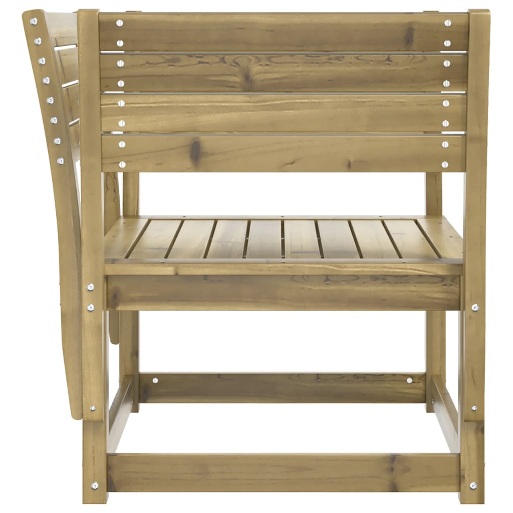 Garden Chair | Natural Wood | Vacuum Pressure Impregnated Pinewood