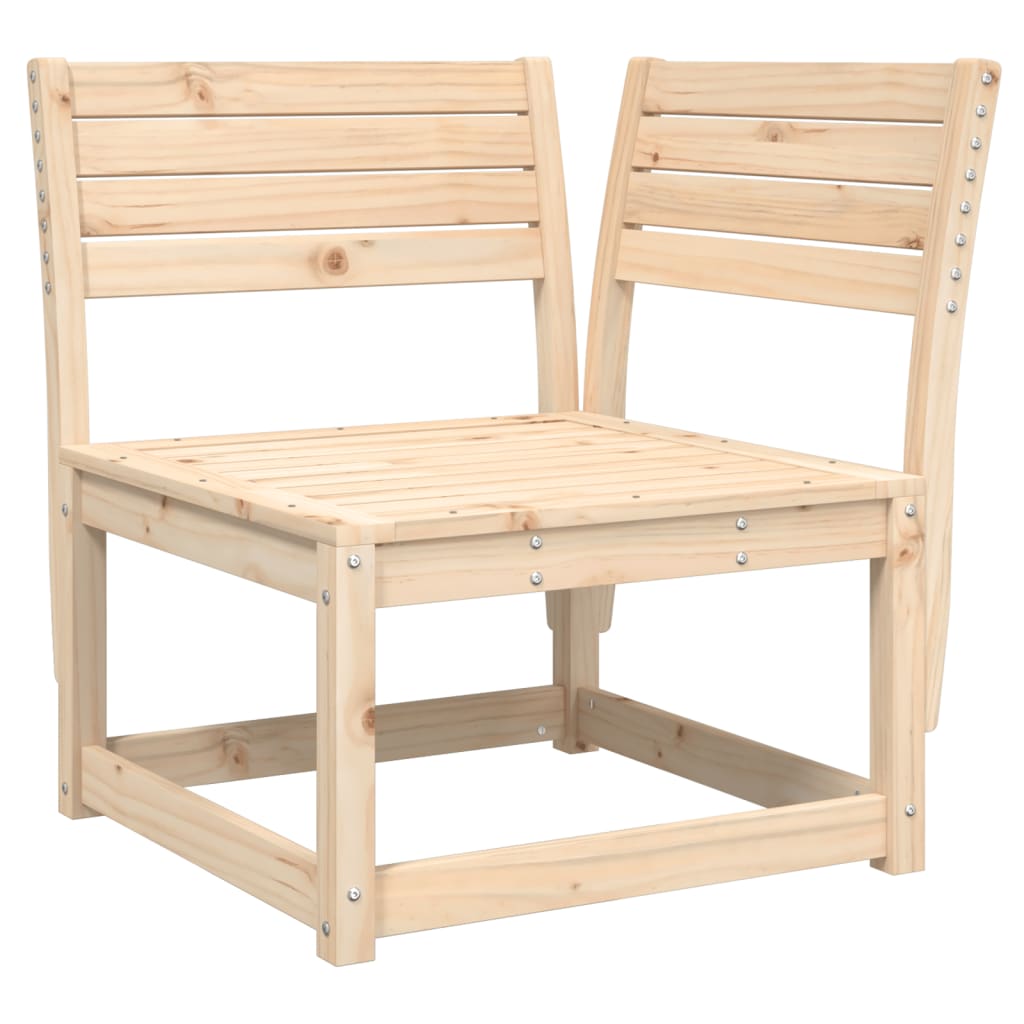 Garden Sofa | Anthracite | Solid pine wood | Single | Modular
