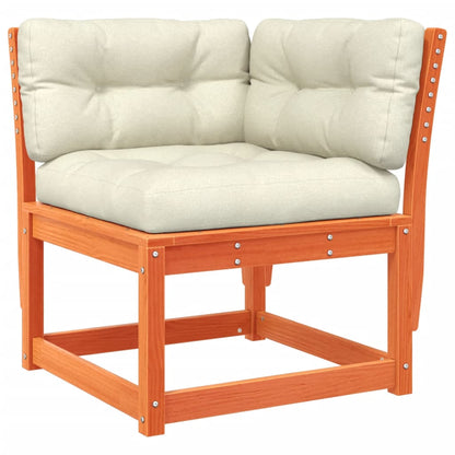 Garden Sofa | Wax brown | Solid pine wood, Polyester | 73x73x78 cm