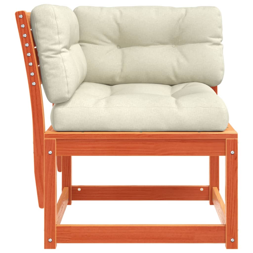 Garden Sofa | Wax brown | Solid pine wood, Polyester | 73x73x78 cm