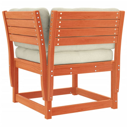 Garden Sofa | Wax brown | Solid pine wood, Polyester | 73x73x78 cm
