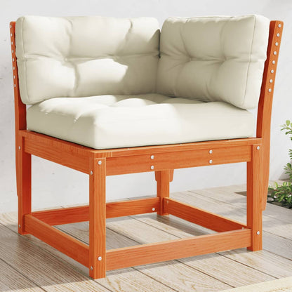 Garden Sofa | Wax brown | Solid pine wood, Polyester | 73x73x78 cm