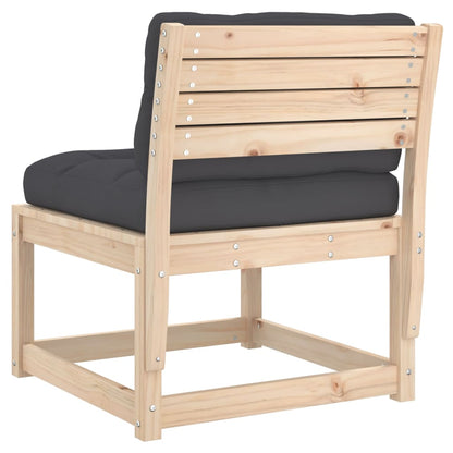 Garden Sofa | Anthracite, Pine | Solid pine wood, Polyester | Medium
