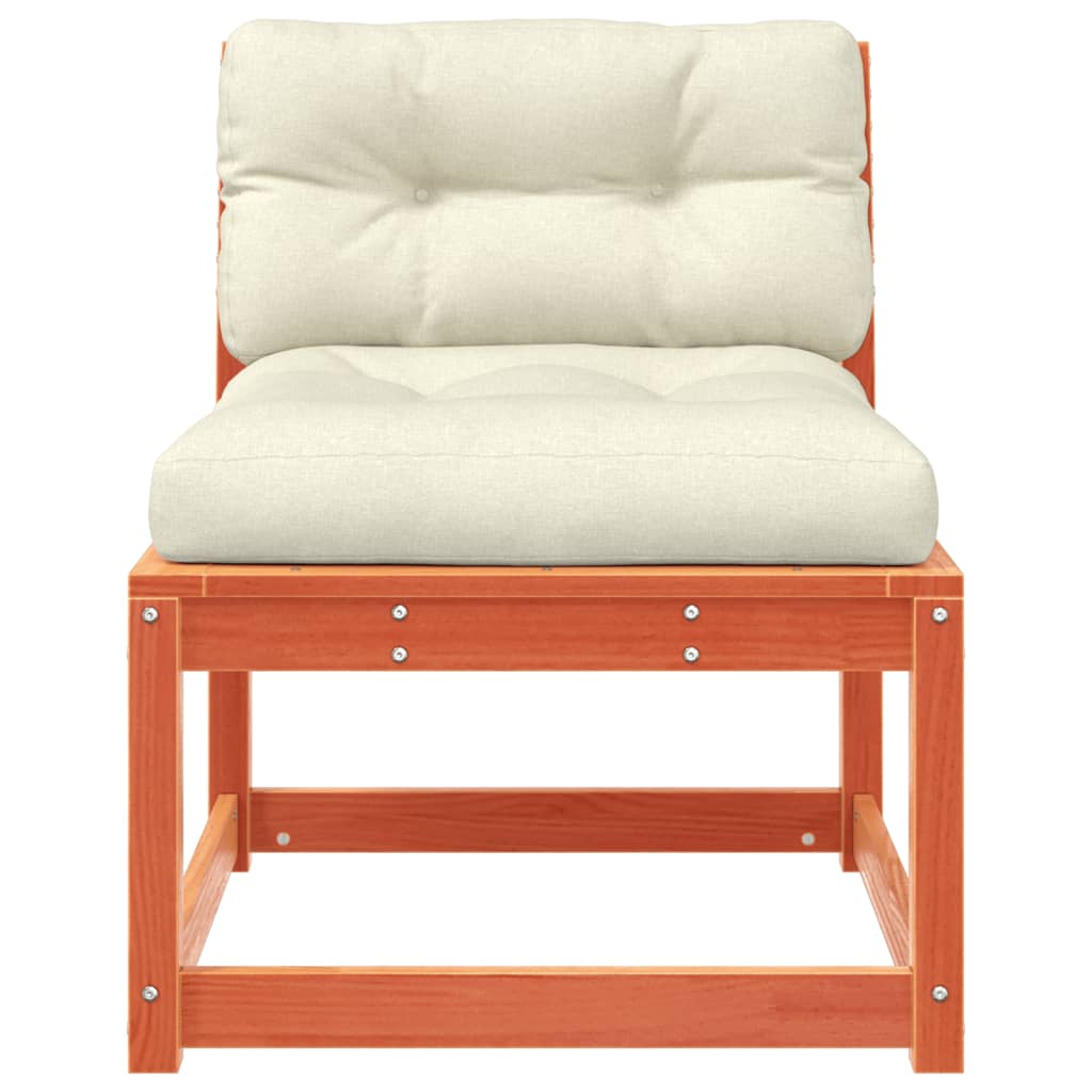 Garden Sofa | Wax brown | Solid pine wood, Polyester | Modular