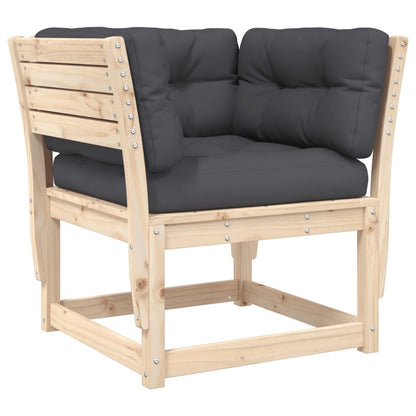 Garden Sofa | Anthracite | Solid pine wood | Medium | Modular
