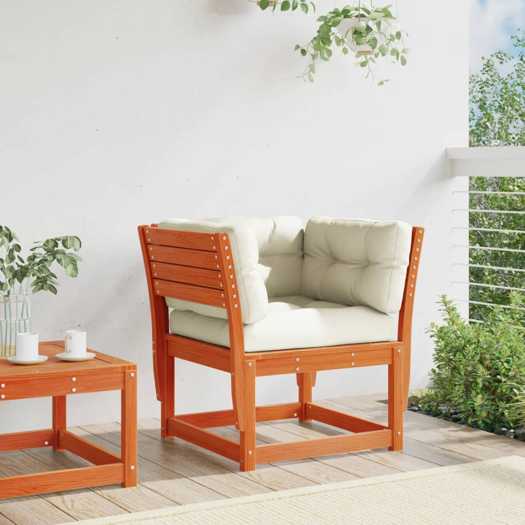Garden Sofa | Wax Brown | Solid Pine Wood | Medium | Modular