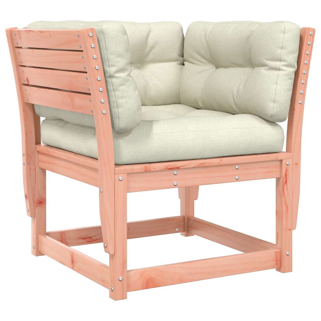 Garden Sofa | Cream white, Natural wood