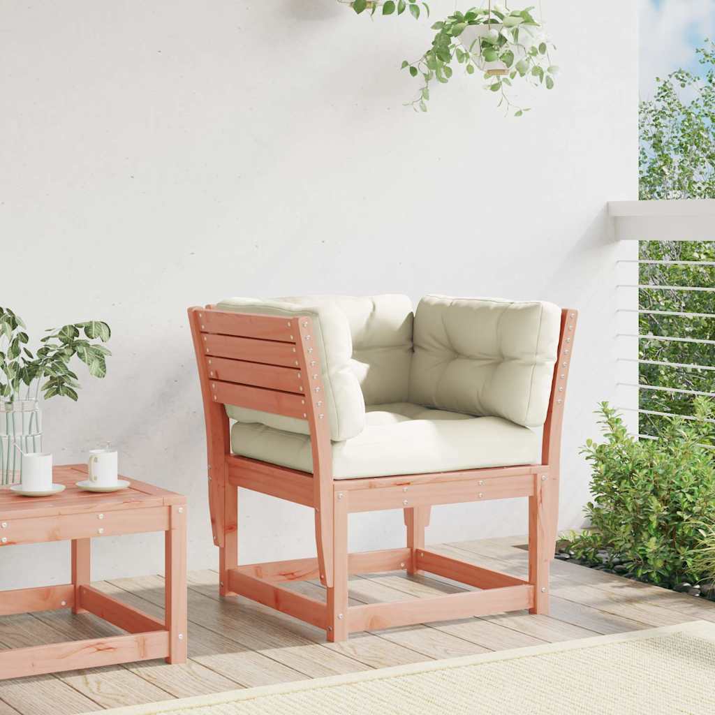 Garden Sofa | Cream white, Natural wood