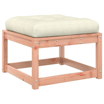 Garden Footstool | Cream white | Solid douglas wood | Medium | Modular