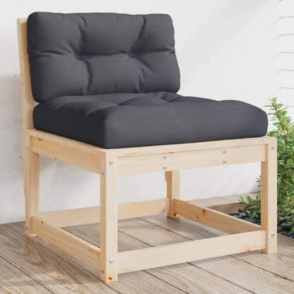 Garden Sofa | Set of 2 | Anthracite | Solid Pine Wood | Medium | Modular