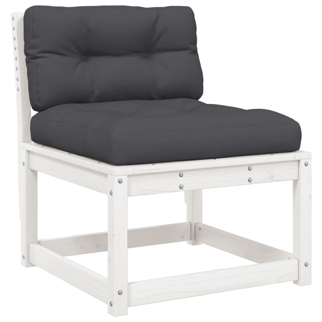 Garden Sofa | Set of 2 | White and Anthracite