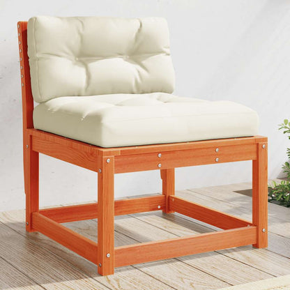 Garden Sofa | Set of 2 | Wax Brown | Solid Pine Wood | Standard | Modular