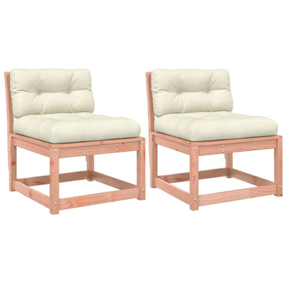 Garden Sofa | Set of 2 | Cream white | Solid Douglas wood, Polyester
