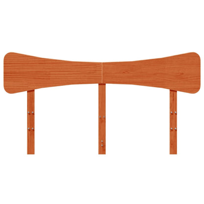 Headboard Wax Brown 150 cm Solid Wood Pine