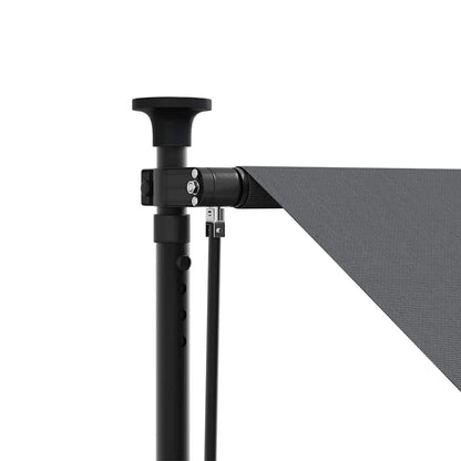 Retractable Awning Anthracite 250x150 cm Fabric and Steel