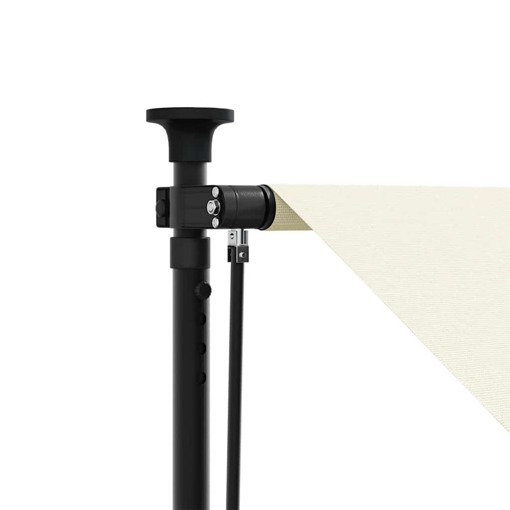 Retractable Awning Cream 100x150 cm Fabric and Steel