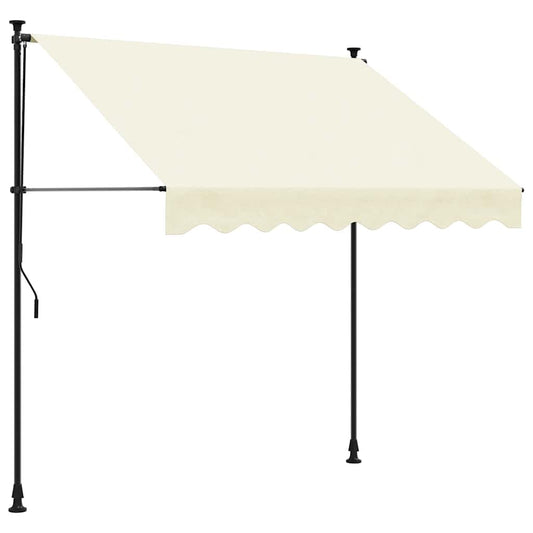 Manual Retractable Awning Cream