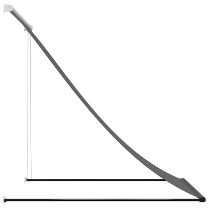 Retractable Awning Anthracite 150x150 cm Fabric and Steel