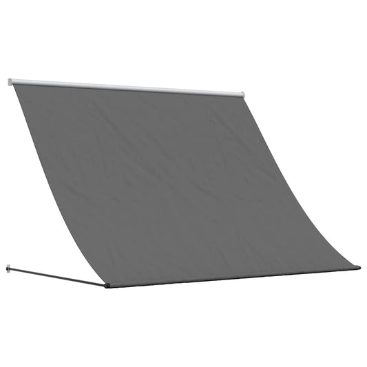 Retractable Awning | Anthracite | Steel, Polyester | 250x150 cm