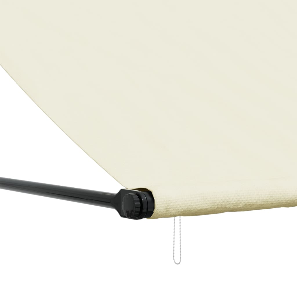 Retractable Awning Cream 200x150 cm Fabric and Steel