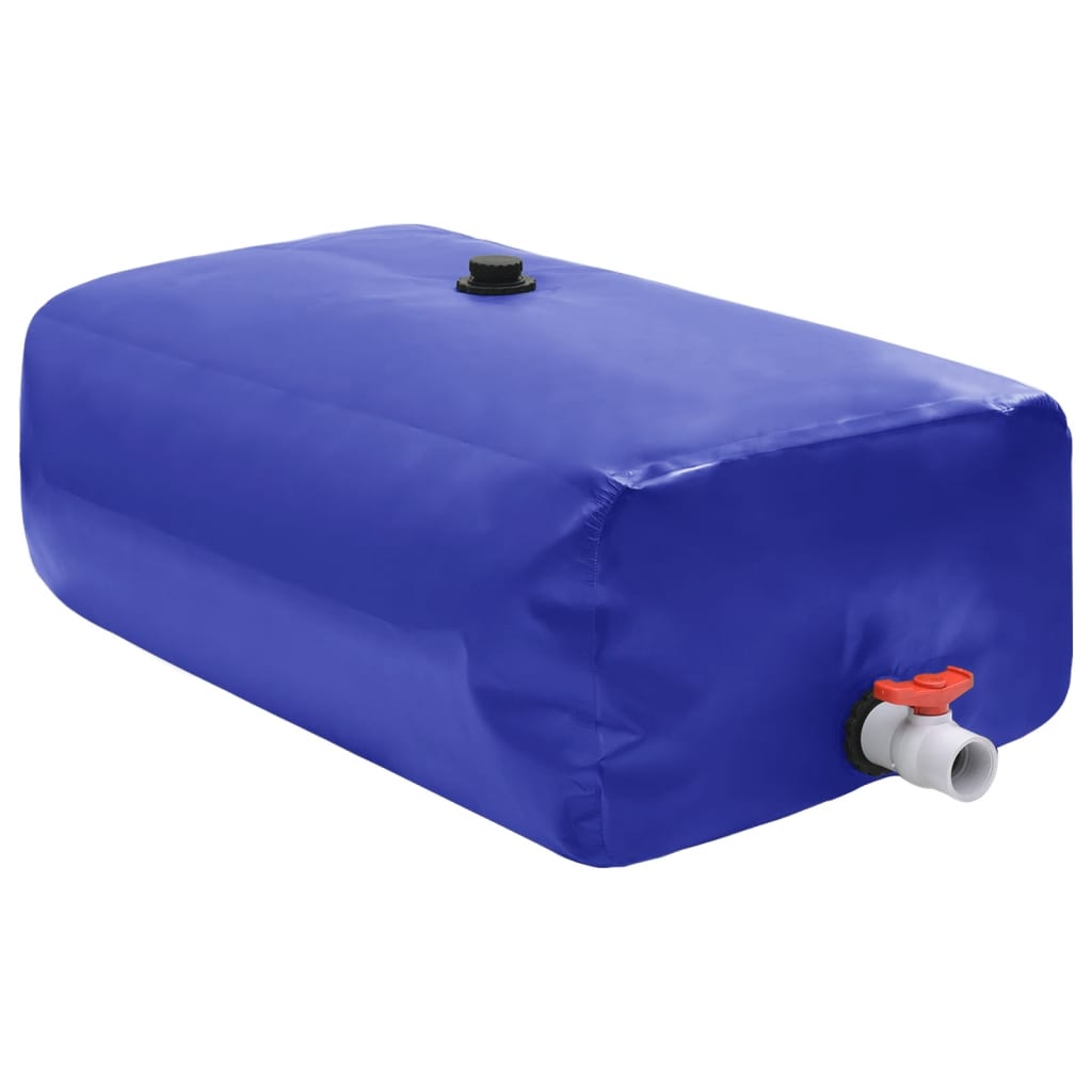 Water Tank with Tap Foldable 670 L PVC