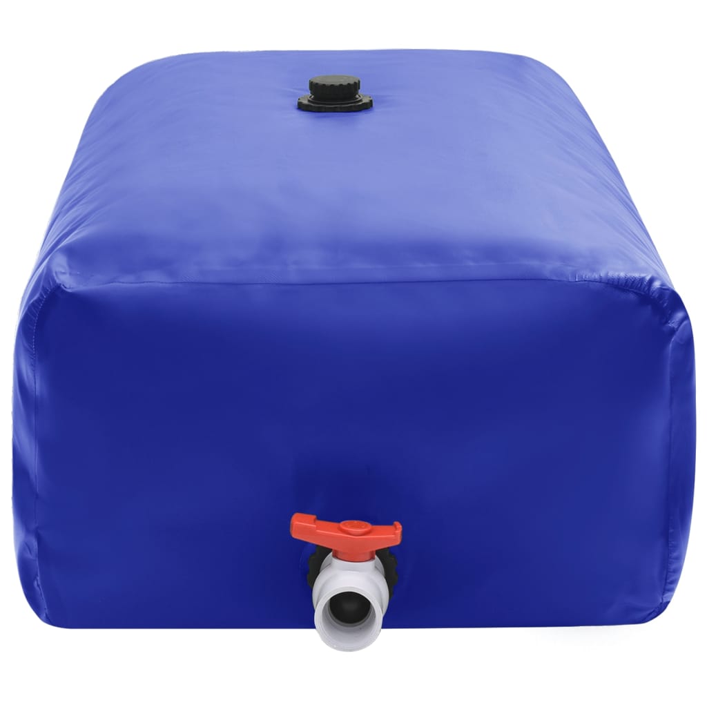 Water Tank with Tap Foldable 670 L PVC