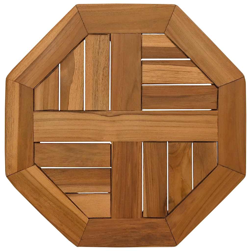 Table Top 40x40x2.5 cm Octagonal Solid Wood Teak