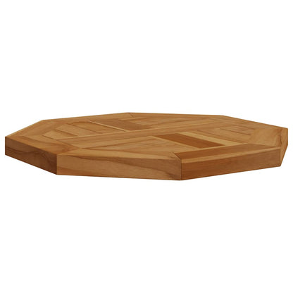 Table Top 40x40x2.5 cm Octagonal Solid Wood Teak