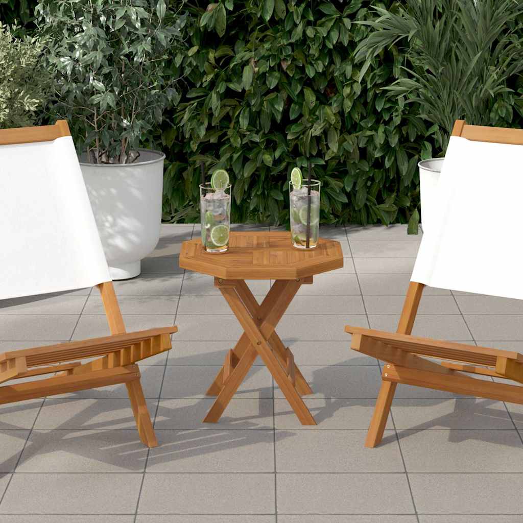 Table Top 40x40x2.5 cm Octagonal Solid Wood Teak