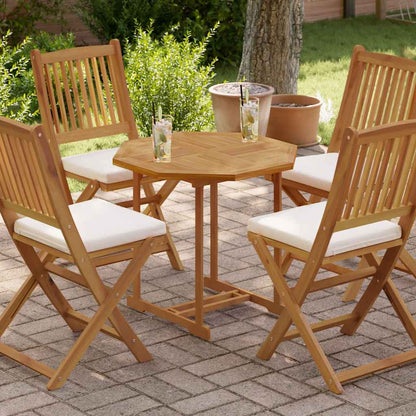Table Top 70x70x2.5 cm Octagonal Solid Wood Teak