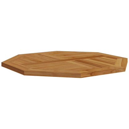 Table Top 80x80x2.5 cm Octagonal Solid Wood Teak