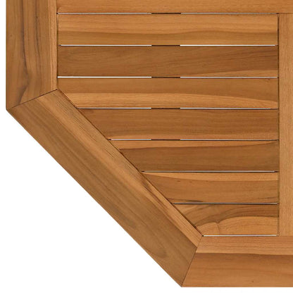 Table Top 80x80x2.5 cm Octagonal Solid Wood Teak