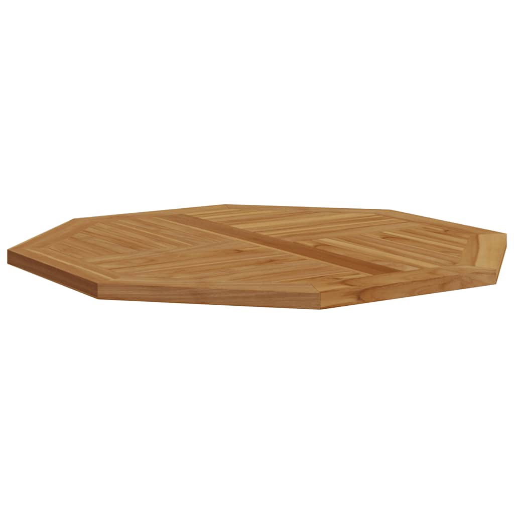 Table Top 90x90x2.5 cm Octagonal Solid Wood Teak