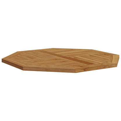 Table Top 90x90x2.5 cm Octagonal Solid Wood Teak