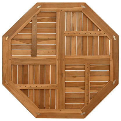 Table Top 90x90x2.5 cm Octagonal Solid Wood Teak