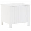 Storage Box with Lid RANA White 60x49x54 cm Solid Wood Pine