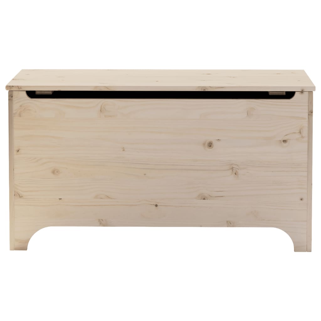 Storage Box with Lid RANA 100x49x54 cm Solid Wood Pine