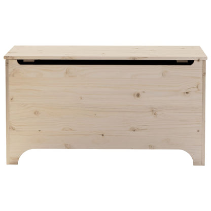 Storage Box with Lid RANA 100x49x54 cm Solid Wood Pine