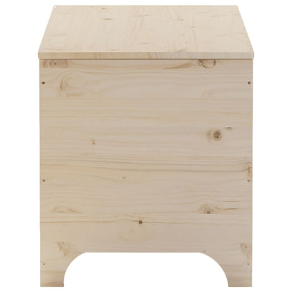 Storage Box with Lid RANA 100x49x54 cm Solid Wood Pine