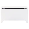 Storage Box with Lid RANA White 100x49x54 cm Solid Wood Pine