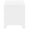 Storage Box with Lid RANA White 100x49x54 cm Solid Wood Pine