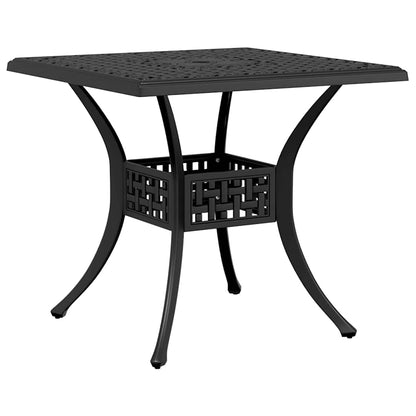 Garden Dining Set | Black | Cast aluminium | Durable