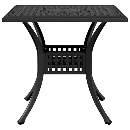 Garden Dining Set | Black | Cast aluminium | Durable