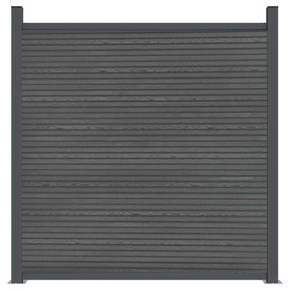 Fence Panel WPC Grey 180x186 cm