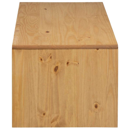 Coffee Table SAUDA Oak 99x55x45 cm Solid Wood Pine