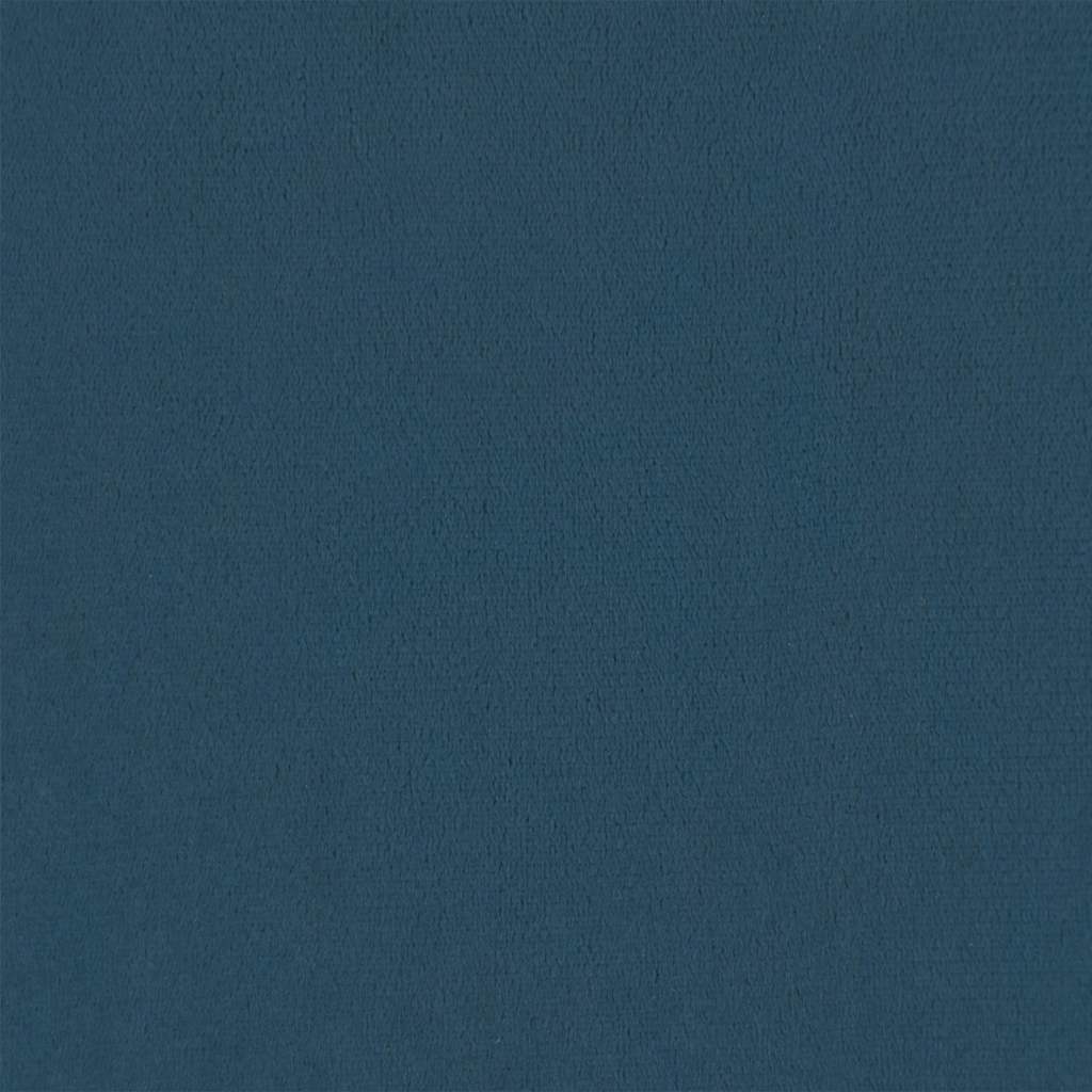 Footstool Blue 30.3"x21.7"x12.2" Velvet